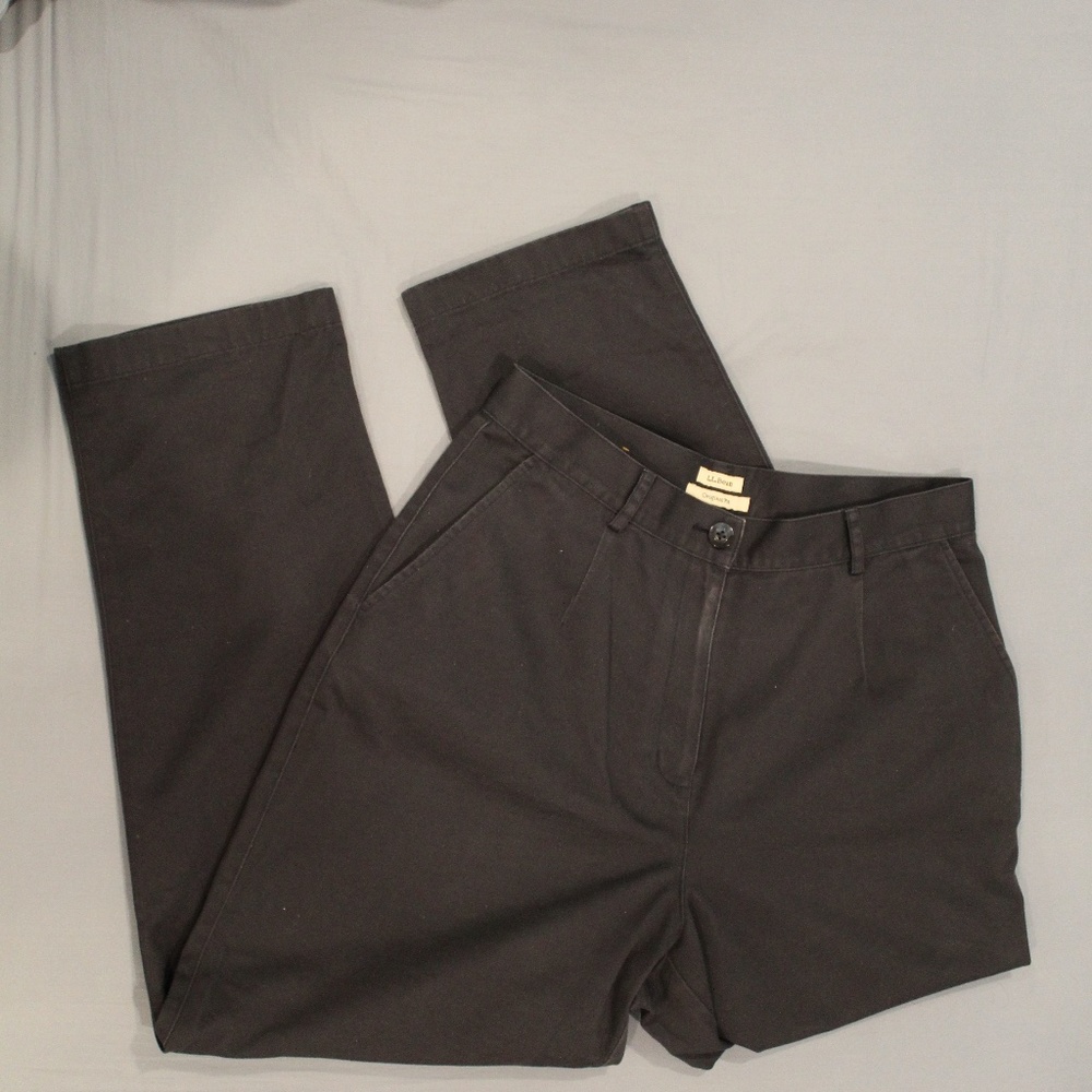 L.L. Bean navy high rise dress pants original fit